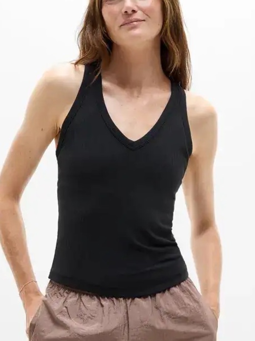 Athleta Perfect Rib Tank Racerback Modal